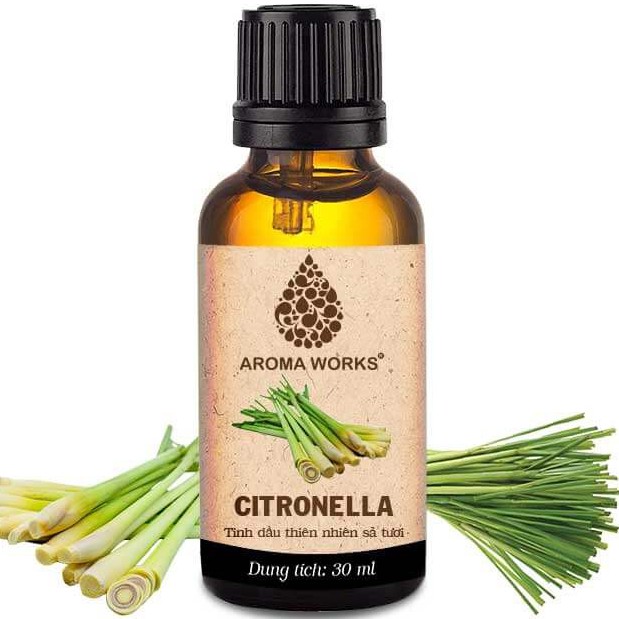 Tinh Dầu Thiên Nhiên Sả Tươi Aroma Works Essential Oils Citronella