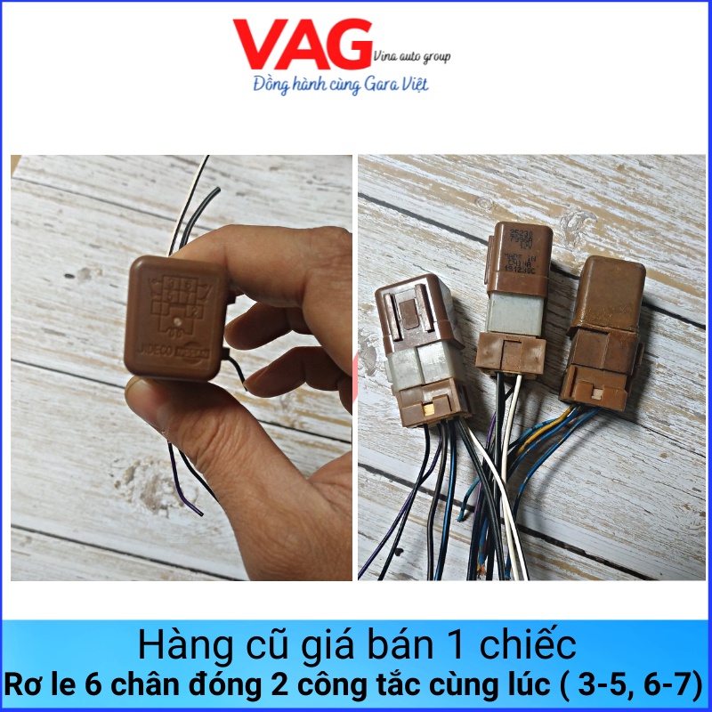 Rơ Le  4 Chân, 5 Chân, 6 Chân 12 V Dc , Giắc đèn, Giắc còi, Đế cầu chì Nhiều Phân Loại Hàng Mới và cũ