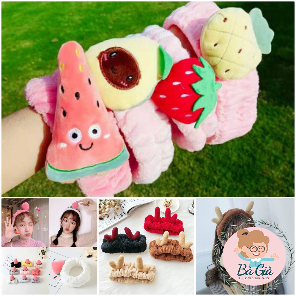 [Mã FAGOGO giảm 12% đơn 99K] Băng đô Turban rửa mặt hoa quả cực xinh | BigBuy360 - bigbuy360.vn