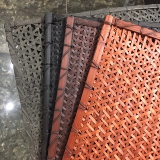 Tấm lót mây tre đan hai lớp các màu 30x26cm