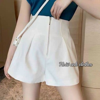 [ HÀNG XỊN] Quần short nữ, quần đùi khoá trước chất đẹp chuẩn form