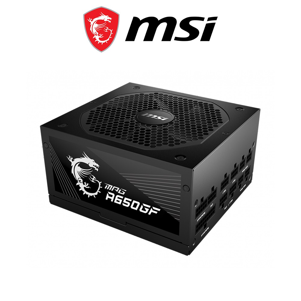 Nguồn máy tính MSI MPG A650GF 650W - 80 Plus Gold - Full modular