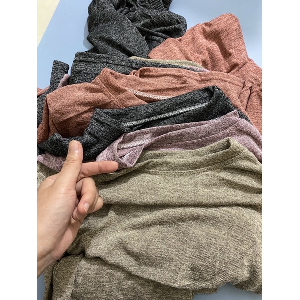 Bộ Mặc Nhà Thun Muối Tiêu Co Giãn Tốt (kèm video và ảnh thật ) | BigBuy360 - bigbuy360.vn