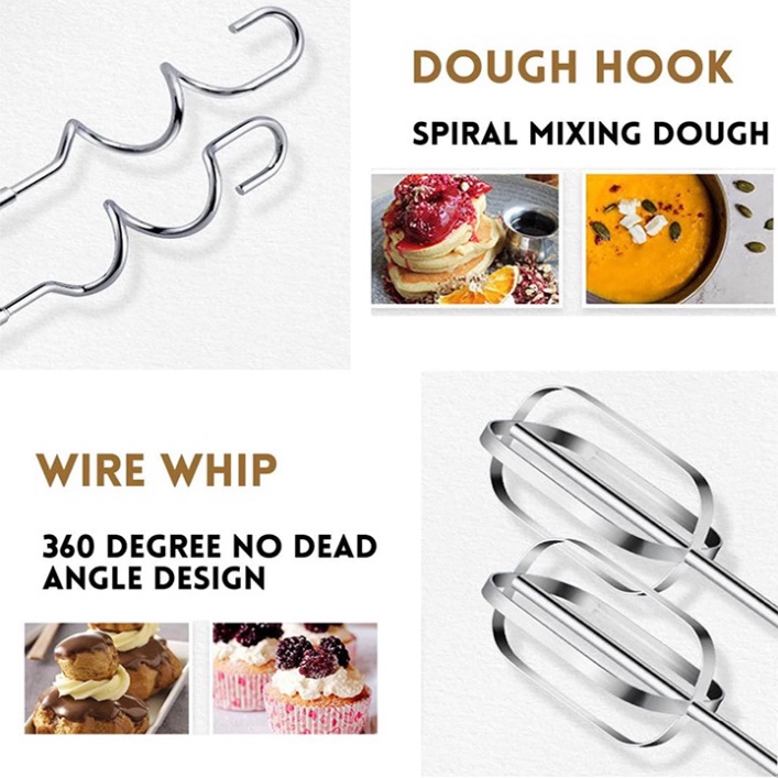 Máy nhào bột & đánh trứng để bàn 400W SOKANY kèm âu trộn 3.5L