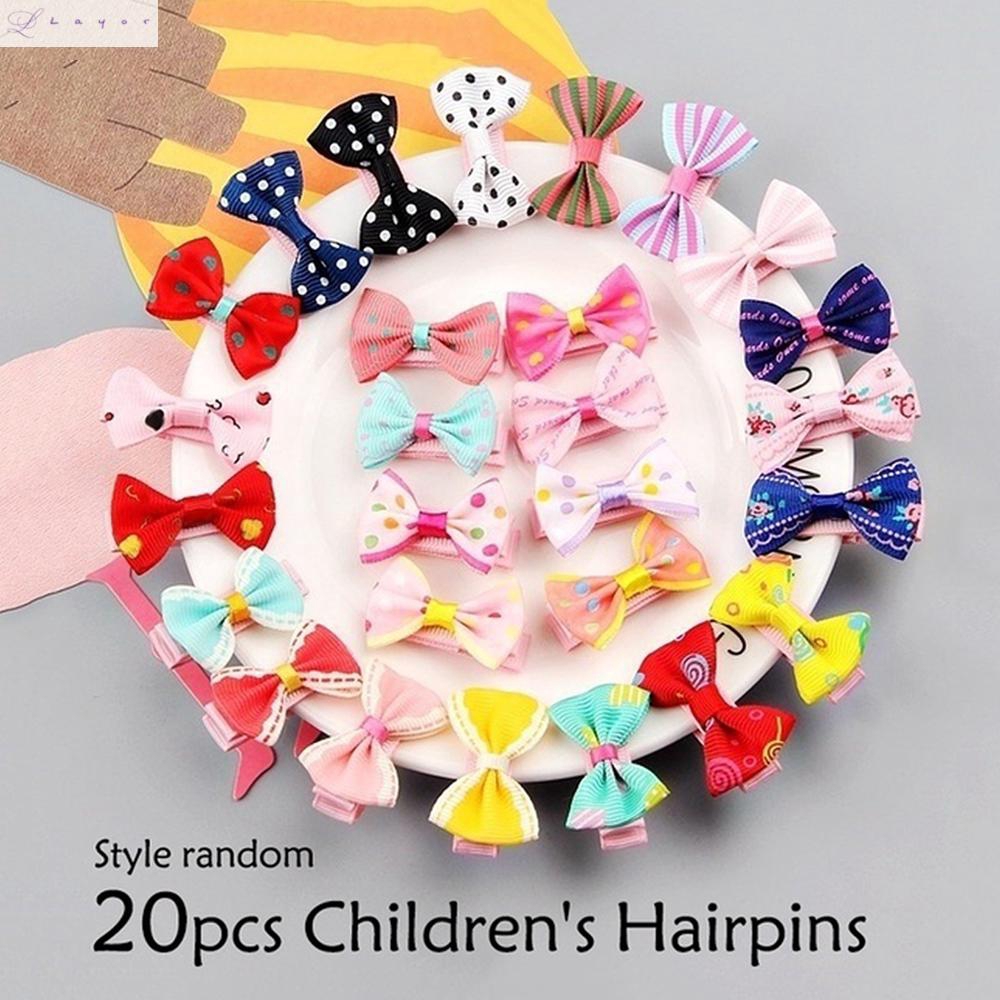 20 Kẹp tóc hình nơ đáng yêu cho bé gái