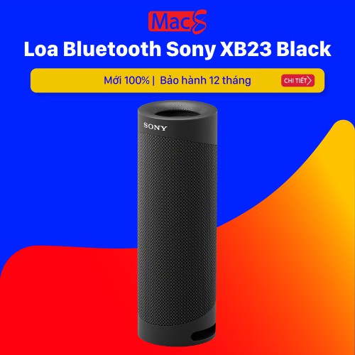 Loa Bluetooth Sony SRS-XB23 Black Chính Hãng