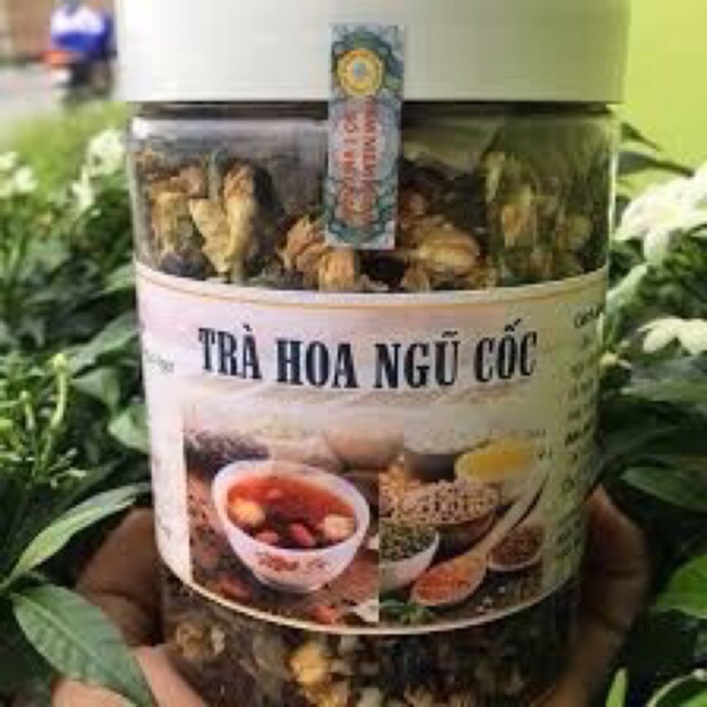 1 Hộp trà hoa ngũ cốc thiên nhiên rang sẵn chỉ việc pha uống
