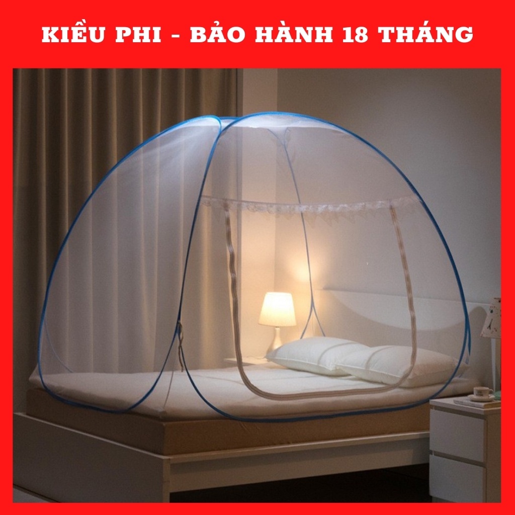 Màn chụp đỉnh chóp gấp gọn 1m2, 1m6, 1m8, 2m2 chống muỗi tiện dụng Kiều Phi