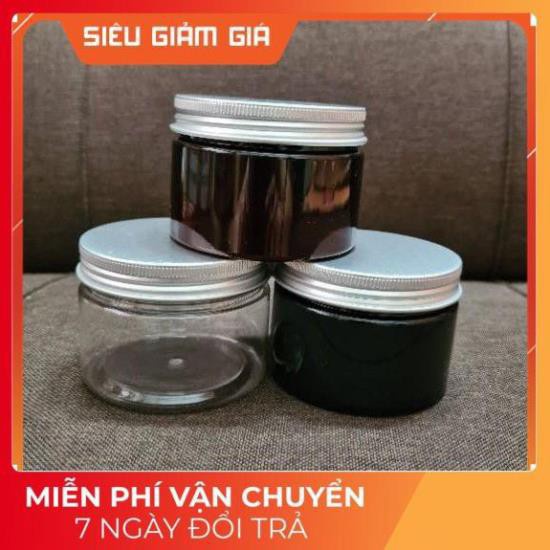 Hủ Đựng Kem ❤ RẺ VÔ ĐỊCH ❤ Hũ nhựa pet 100g đựng mỹ phẩm , thực phẩm, đồ khô, ngũ cốc