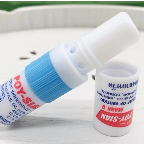 Ống Hít Thông Mũi Bạc Hà Poy Sian Mark II Thái Lan 2mL