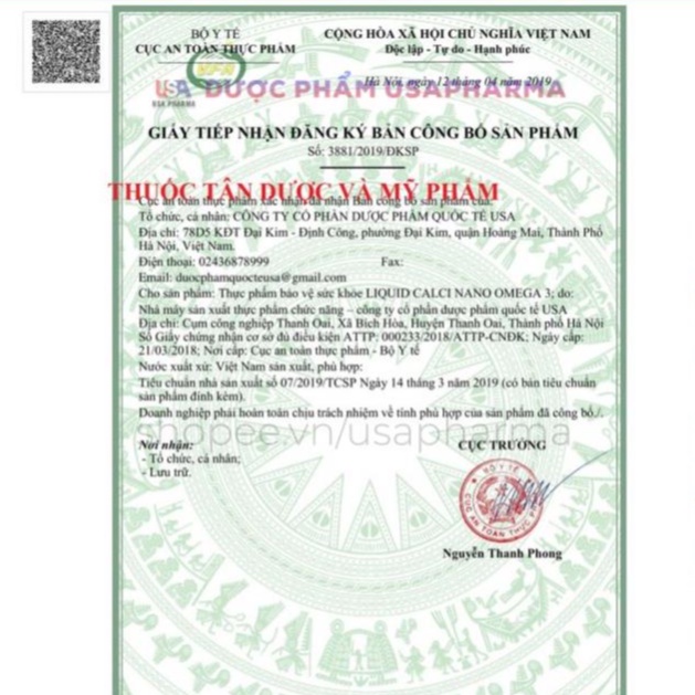 Viên uống LIQUID CALCIUM NANO bổ sung canxi, vitamin và các khoáng chất cần thiết – Hộp 100 viên