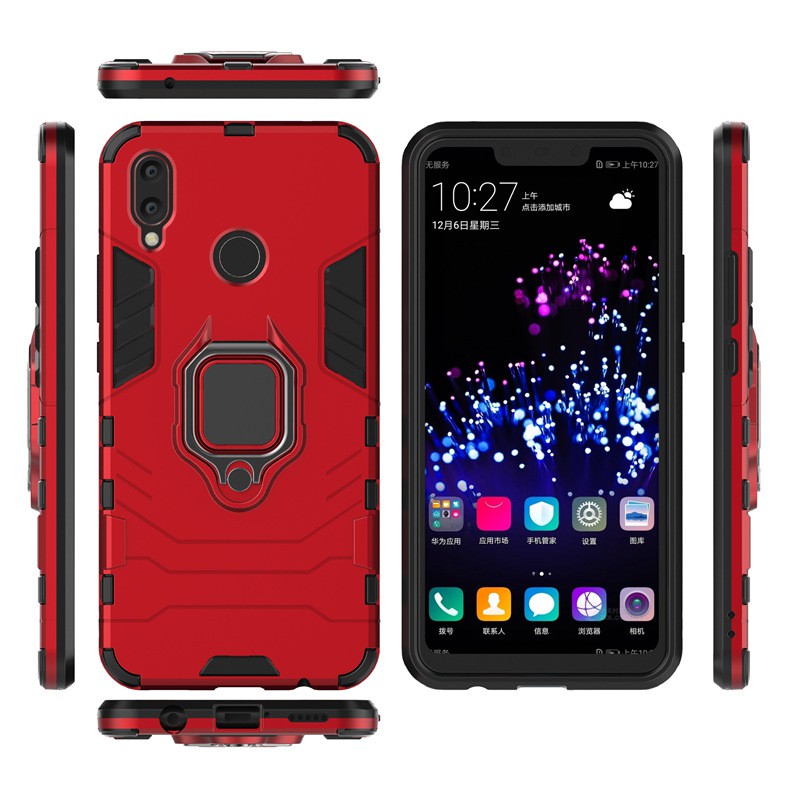 Ốp điện thoại thiết kế cá tính có vòng nhẫn móc ngón tay cho Huawei Nova 3i