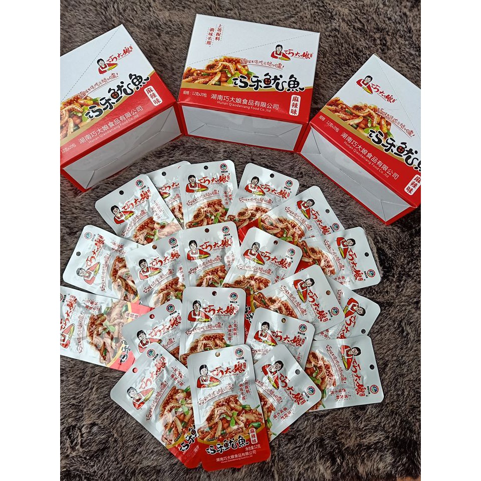 Râu mực cay Tứ Xuyên  - gói 12gram | BigBuy360 - bigbuy360.vn