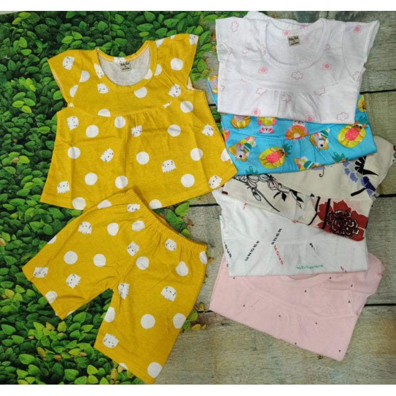 Combo 5b or lẻ 1b (nhắn tin để chọn màu) Đồ bộ em bé nữ từ 7-20kg