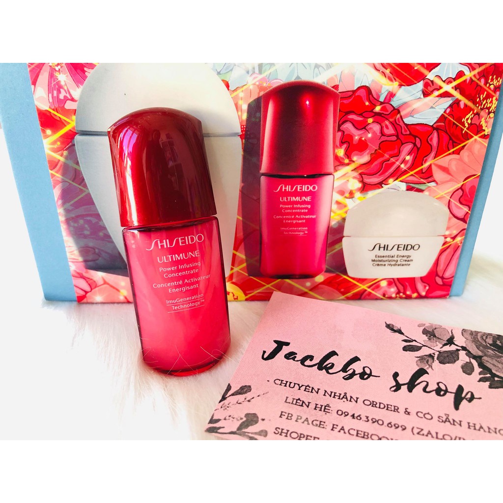 SHISEIDO - (10ml) Tinh chất Ultimune Power Infusing Serum Concentrate