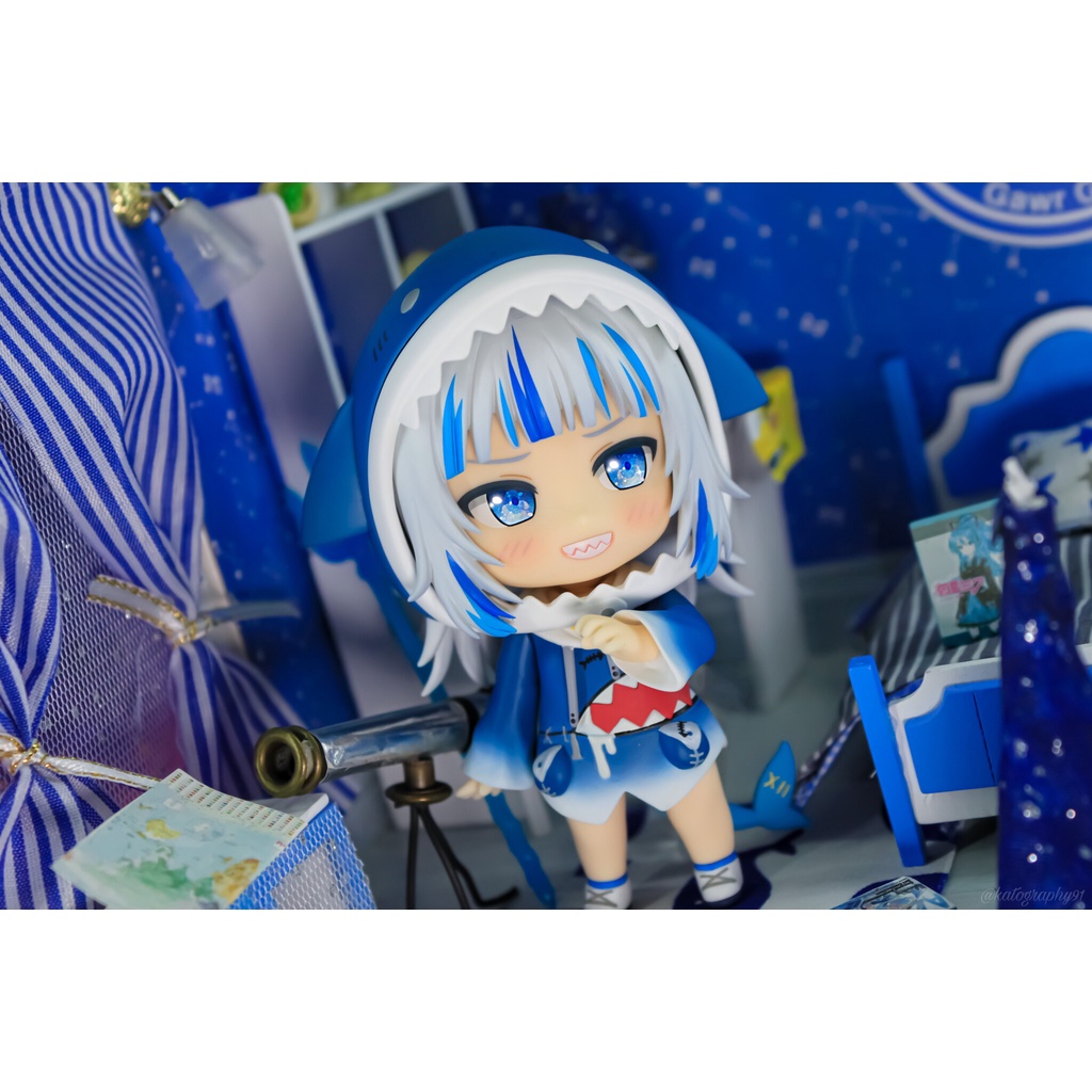 Mô Hình Nendoroid 1688 Gawr Gura & Bloop, Hololive - Good Smile Company, Figure Chính Hãng Nhật Bản