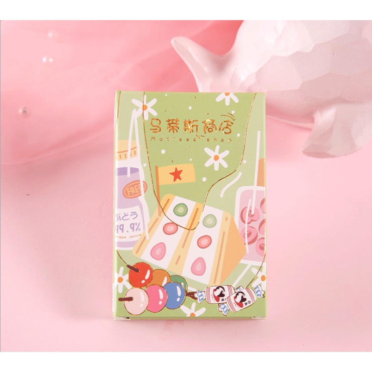 Set 27 tấm thẻ MINI CARD tranh vẽ hoạt hình cute