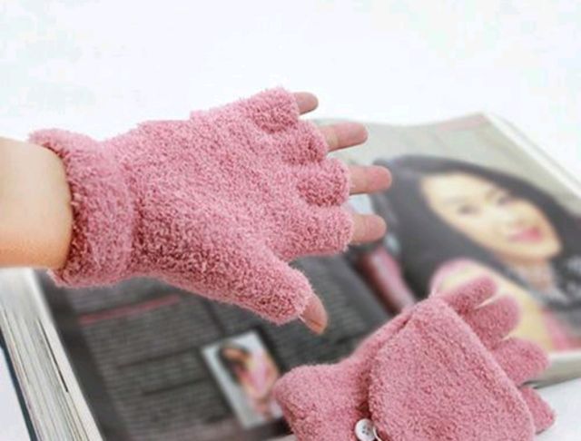 Găng tay len mềm giữ ấm