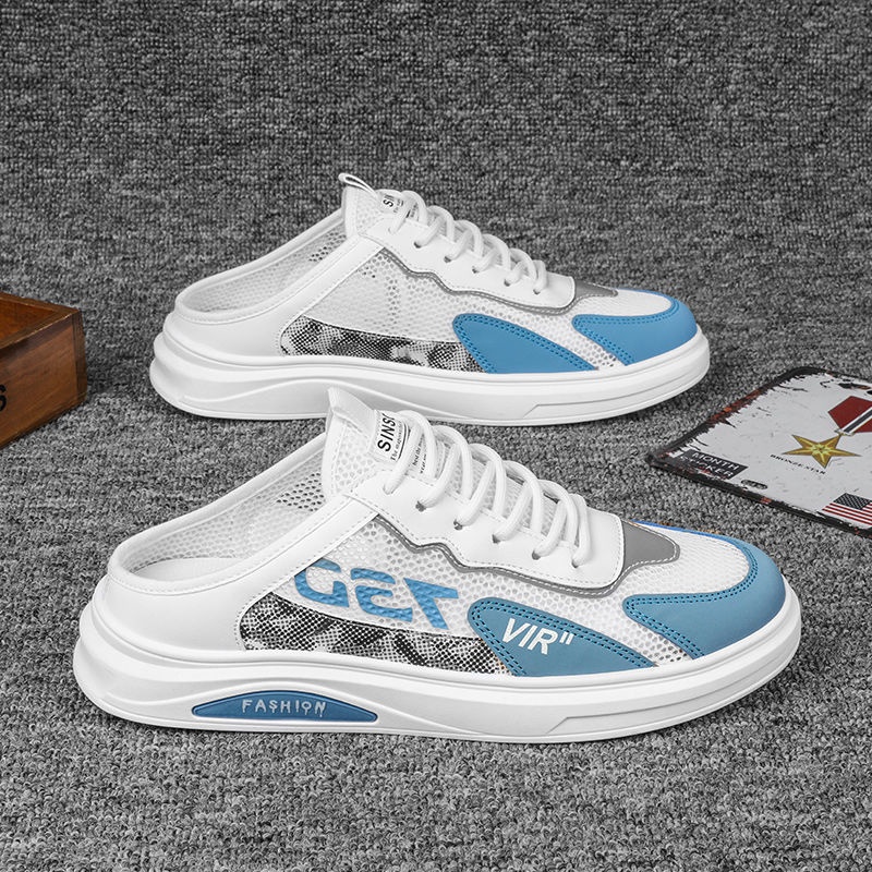 Giày oxford Mùa Hè Mới Hở Gót Không Có Gót Cho Nam