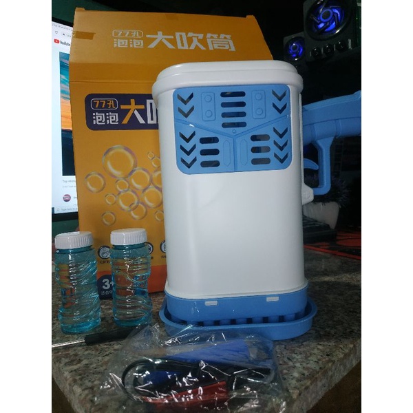 Súng Bắn Bong Bóng Cao Cấp Thế Hệ Mới Loại Lớn 77 Nòng Siêu Mạnh