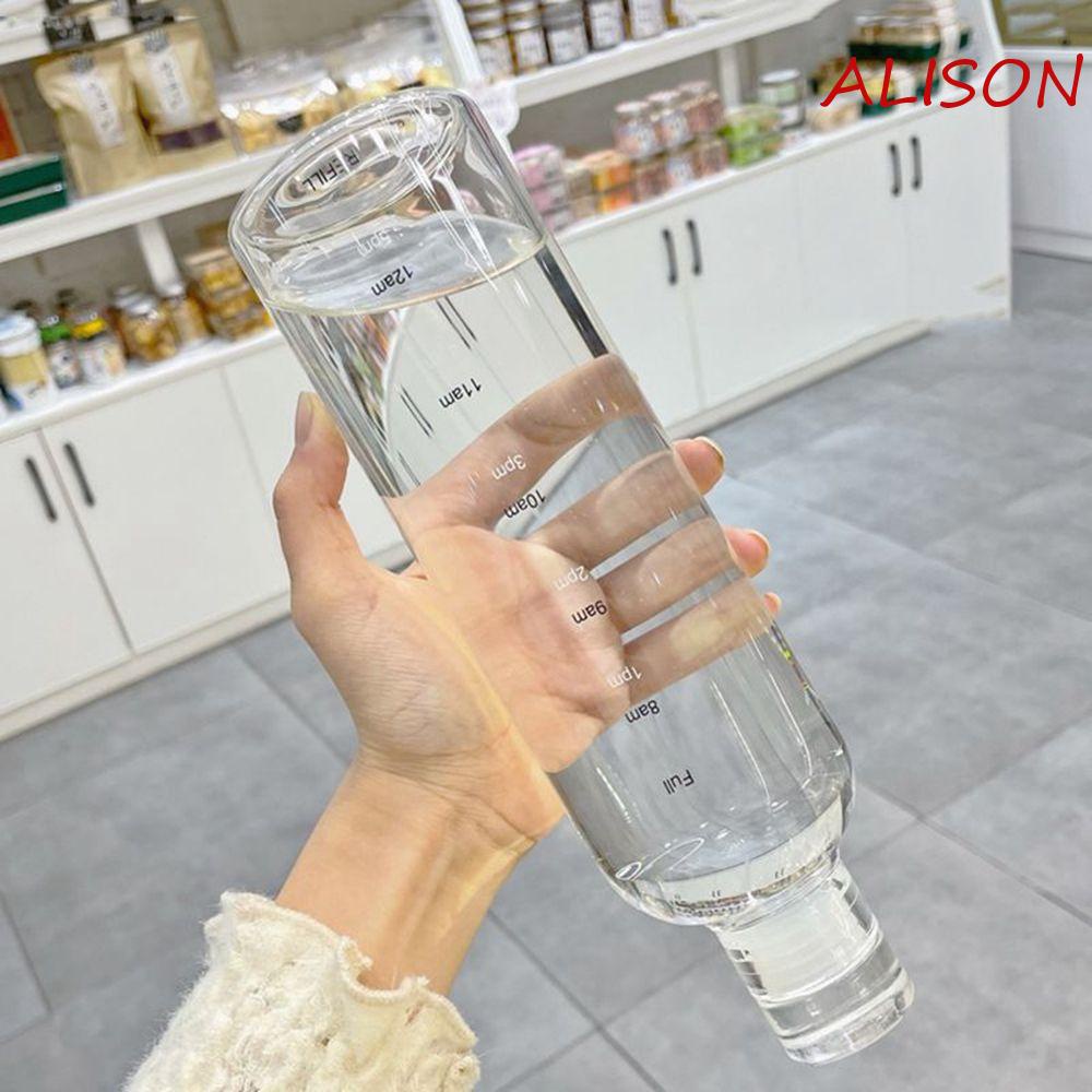 Ly Uống Nước Có Nắp Đậy Bằng Thủy Tinh Cấp Thực Phẩm Đơn Giản
