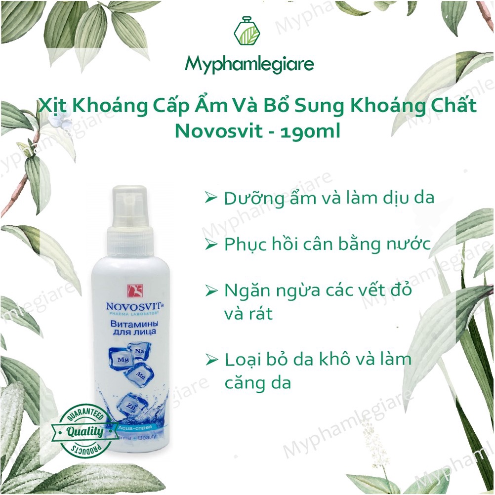 Xịt khoáng Novosvit Nga_XỊT KHOÁNG BỔ SUNG VITAMIN