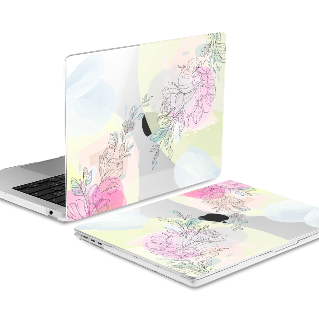 Ốp Máy Tính Bảng Cứng Trong Suốt Cho MacBook Pro Air M2 M1 2020 A2681A2338 A2337 A2179 Retina Pro14 / 16inch M1 2021 A2442 + Miếng Dán Ống Kính + Bàn Phím