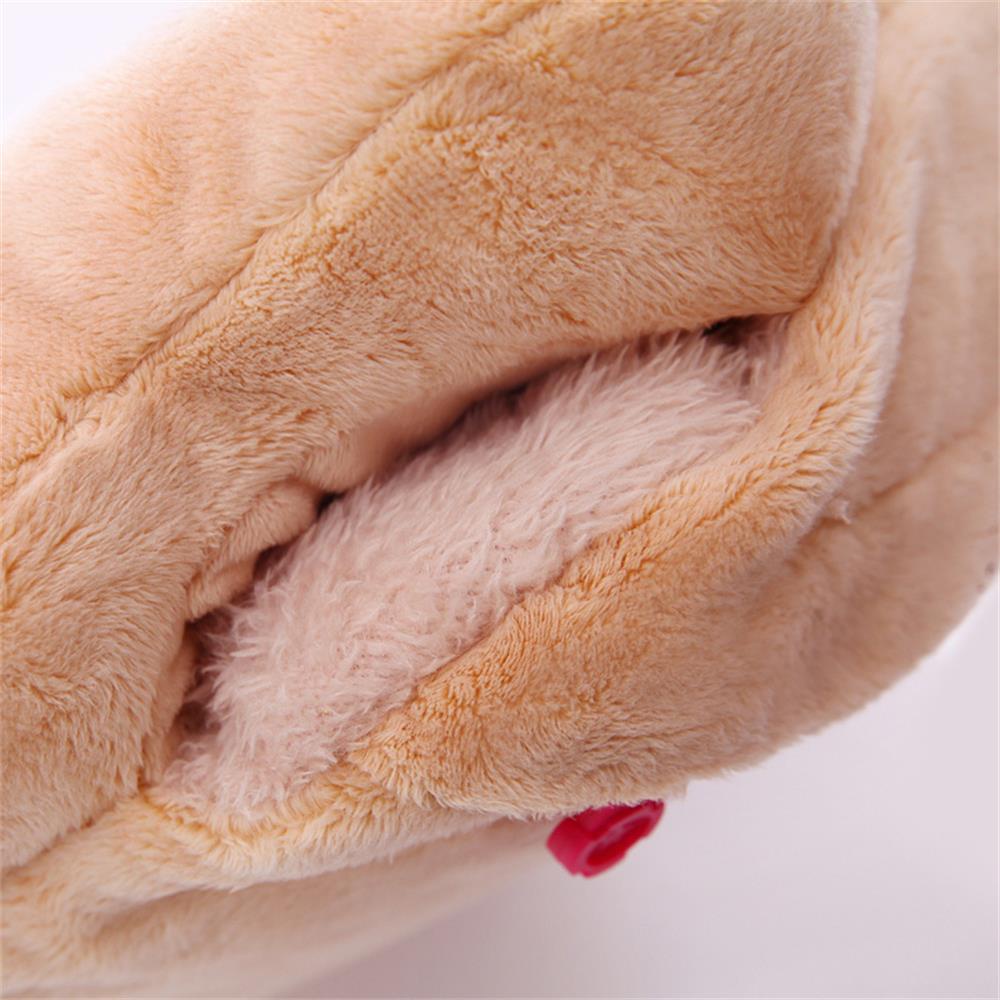 CONOPERY Gối Giữ Ấm Tay Mềm Mại Màu Nâu Dễ Thương