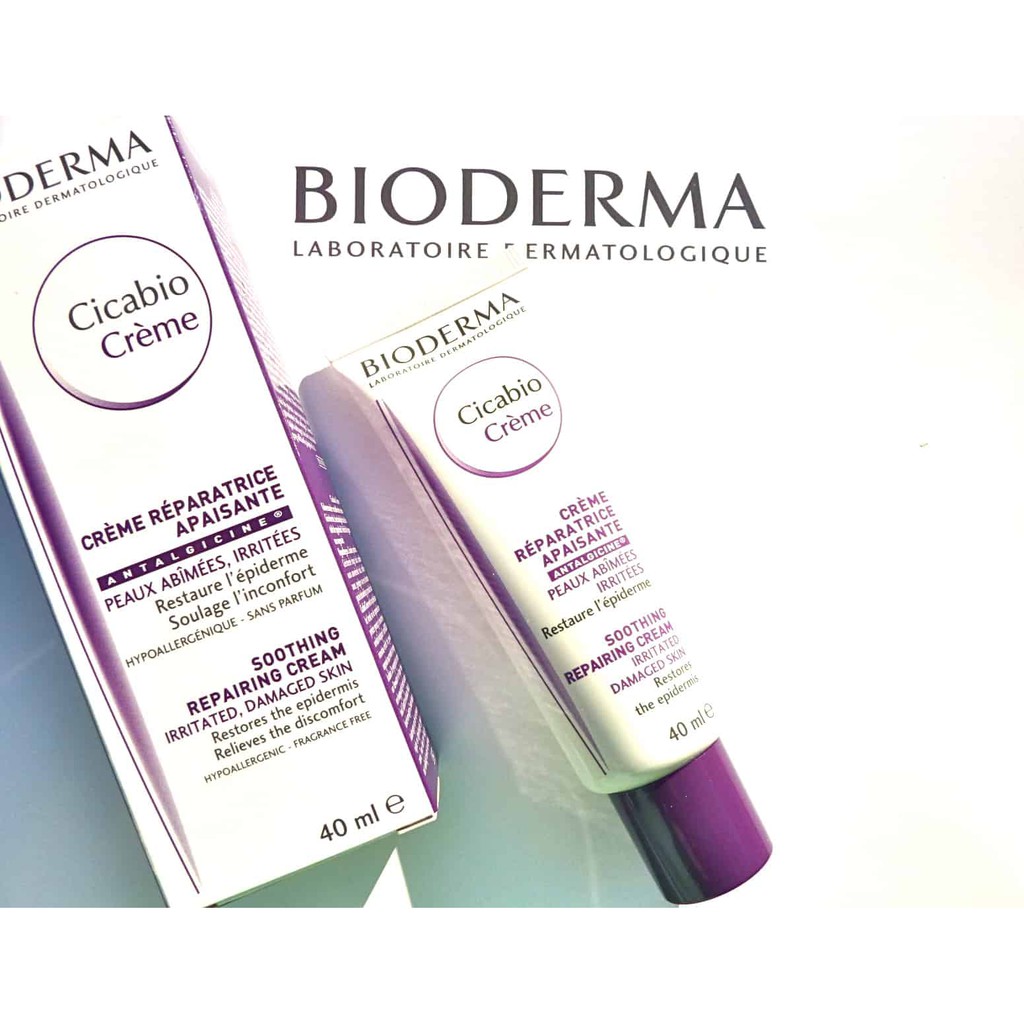Bioderma Cicabio Crème Soothing Repairing Cream - Kem Dưỡng Bioderma Làm Lành Phục Hồi Da Kích Ứng Do Tổn Thương 40ml
