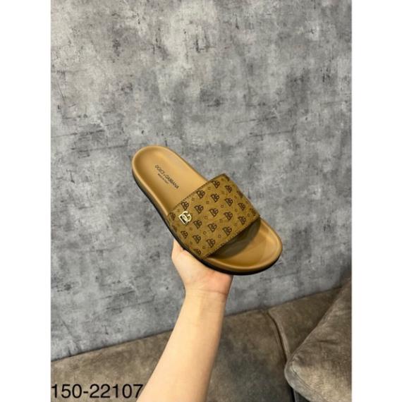 Dép Lê Nam DG Vân In Logo Siêu Đẹp - Dép Quai Ngang DG Cực Đẹp Cho Nam