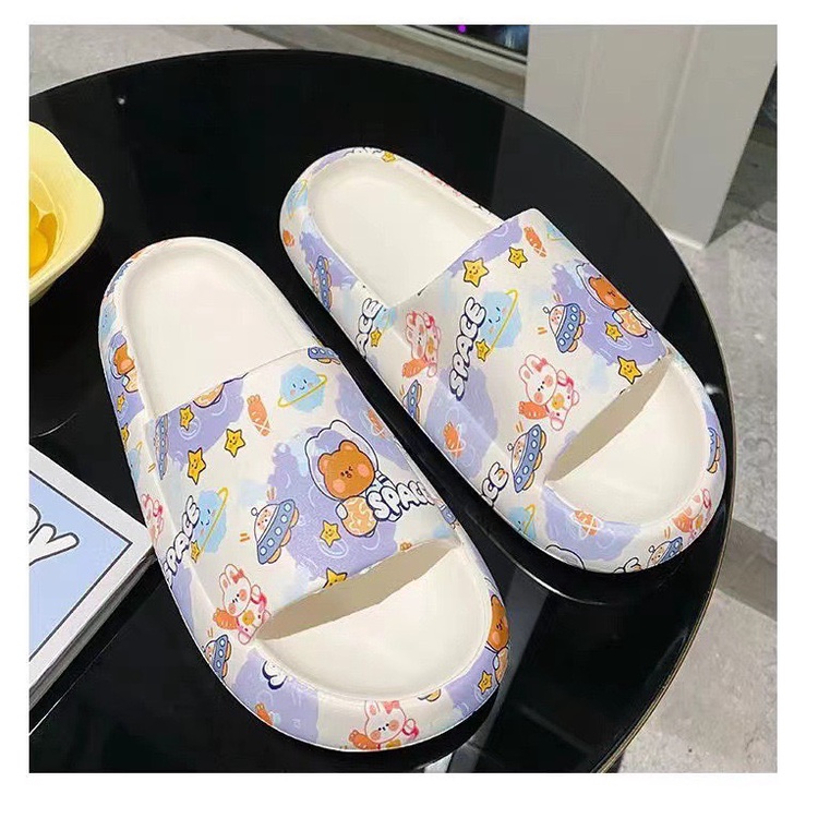 Dép Bánh Mì Ulzzang Đi Trong Nhà Chữ Space Hàng Loại 1