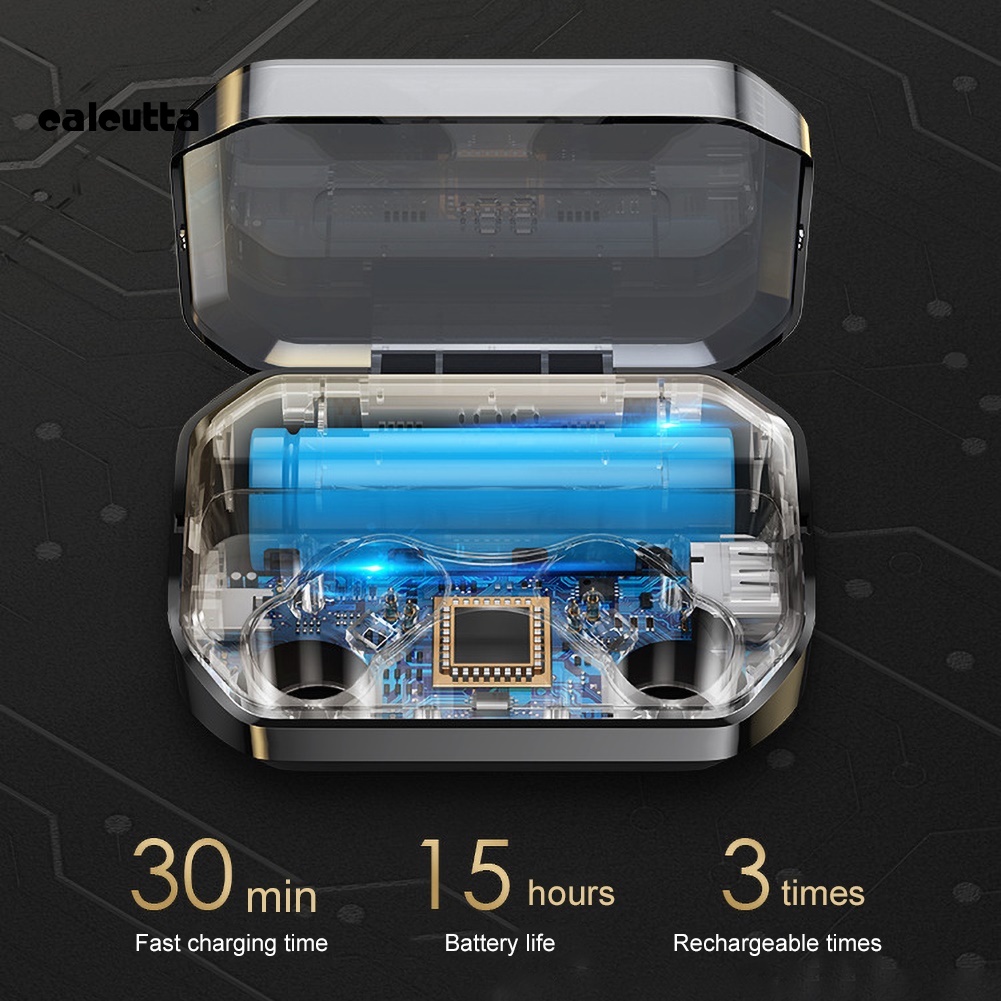 Tai Nghe Nhét Tai M8 Kết Nối Bluetooth 5.0 Hiển Thị Màn Hình Kỹ Thuật Số