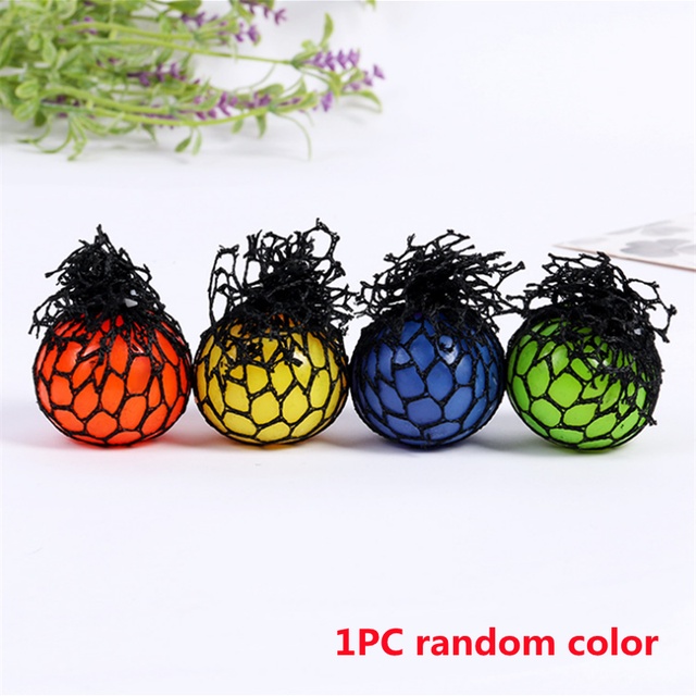 Đồ chơi quả bóng lưới màu cầu vồng giải tỏa căng thẳng