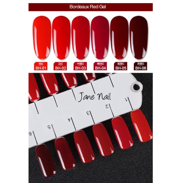 (SALE )Sơn gel As tone đỏ