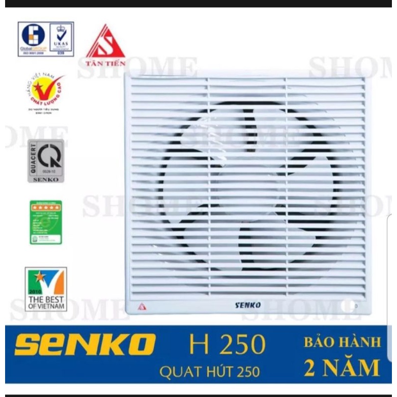 Quạt hút thông gió quạt hút âm tường Senko H250