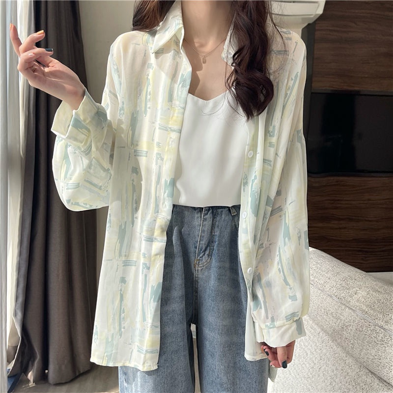 Áo Sơ Mi Mỏng Chống Nắng Mùa Hè Mẫu Mới 2022 Thiết Kế Cảm Giác Cho Nữ