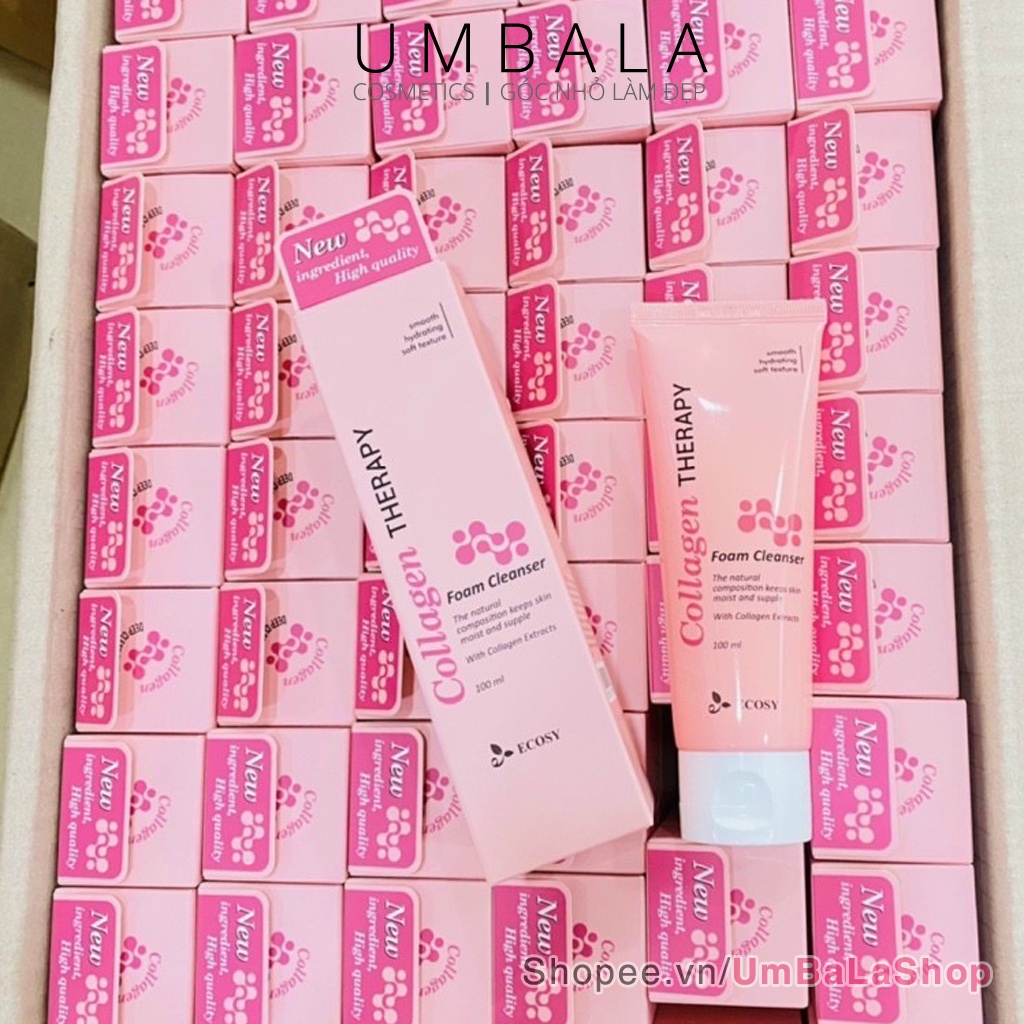 Sữa rửa mặt Ecosy Collagen Therapy