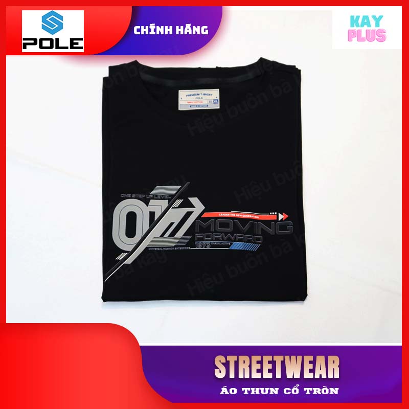 Áo thun Nam &amp; Nữ cổ tròn POLE - Streetwear 02