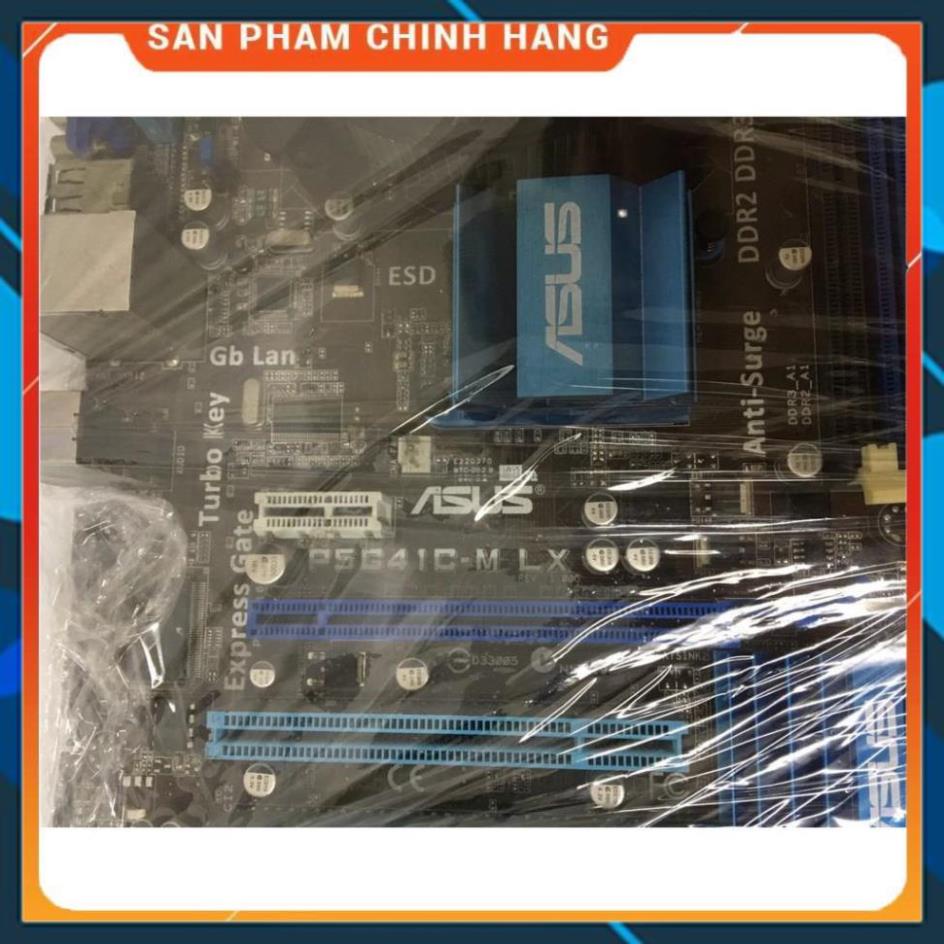 Combo main Asus G41 DDRIII socket 775 + 2Gb + E5300 + Quạt.