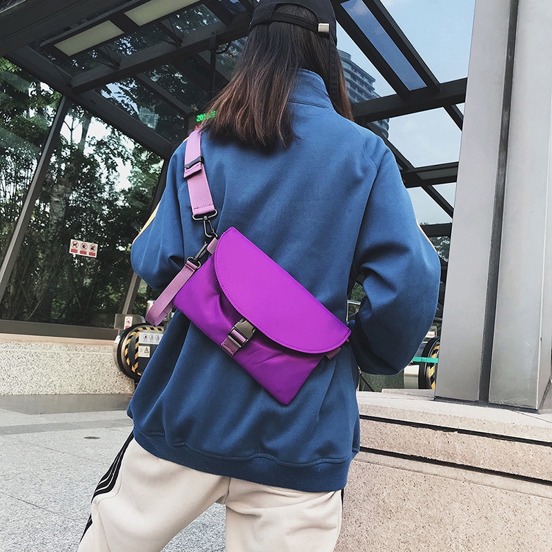 Túi đeo chéo ngang hông mini unisex thời trang 3 trong 1