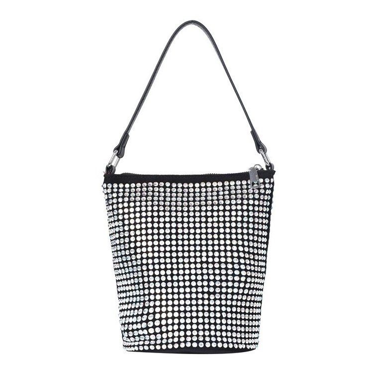 Túi Xách Bucket Nhỏ Đeo Vai Đính Đá Thời Trang Cao Cấp 2022
