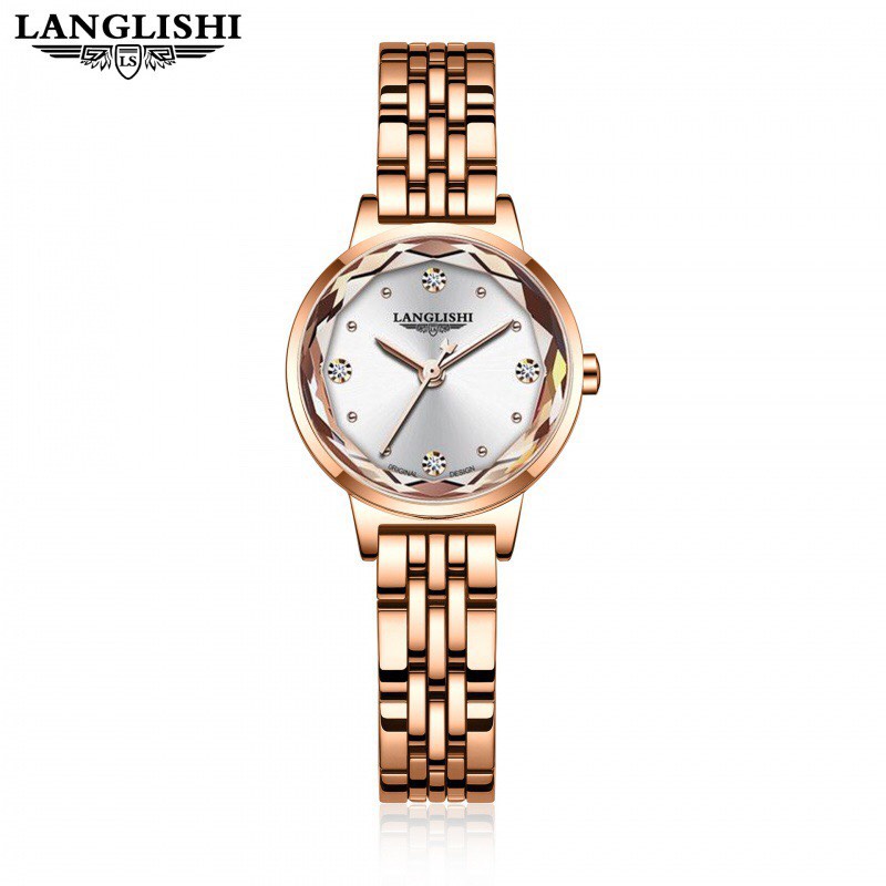 Đồng hồ nữ LANGLISHI hàng cao cấp dây kim loại chống nước chống xước mặt thạch anh nhỏ xinh bảo hành 12 tháng | BigBuy360 - bigbuy360.vn