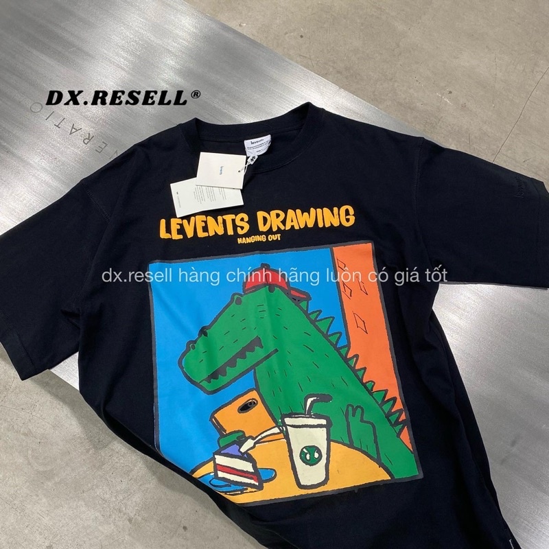 LEVENTS® FUNNY CROCODILE TEE/ BLACK