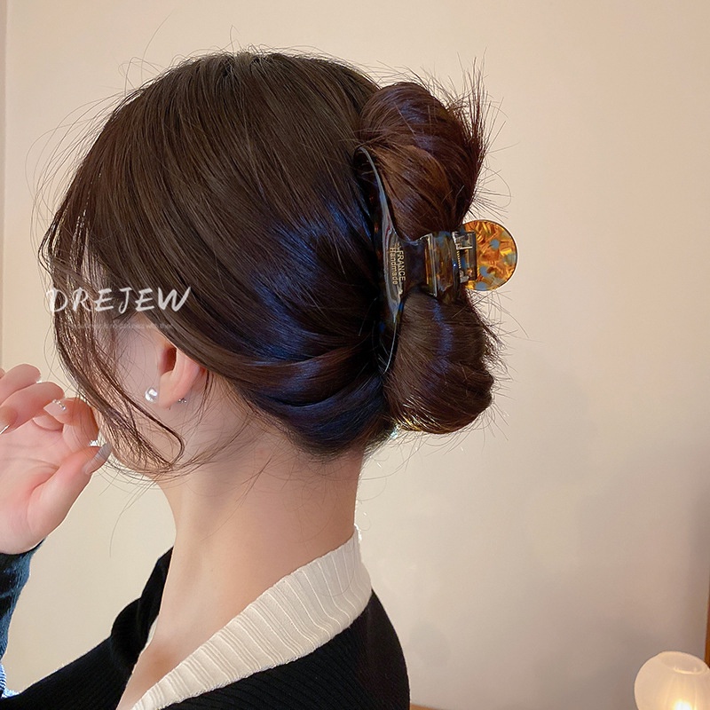DREJEW Kẹp tóc hình học thời trang dễ phối đồ