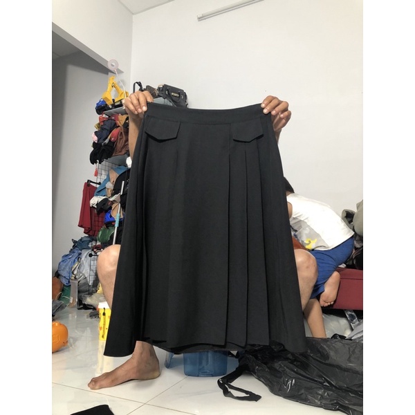 Bigsize 60-100kg chân váy xếp li dài 70cm