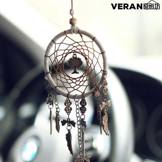 Dreamcatcher đính lông vũ phong cách retro