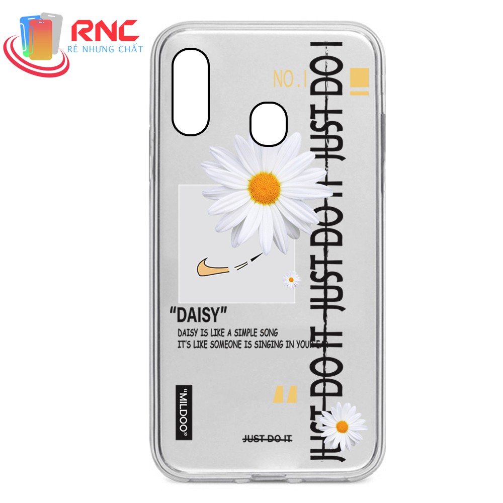 Ốp lưng Xiaomi Redmi Not 6/Not 6 Pro Hoa Cúc Peaceminusone dẻo trong Silicone in hình(sản phẩm có 6 mẫu)