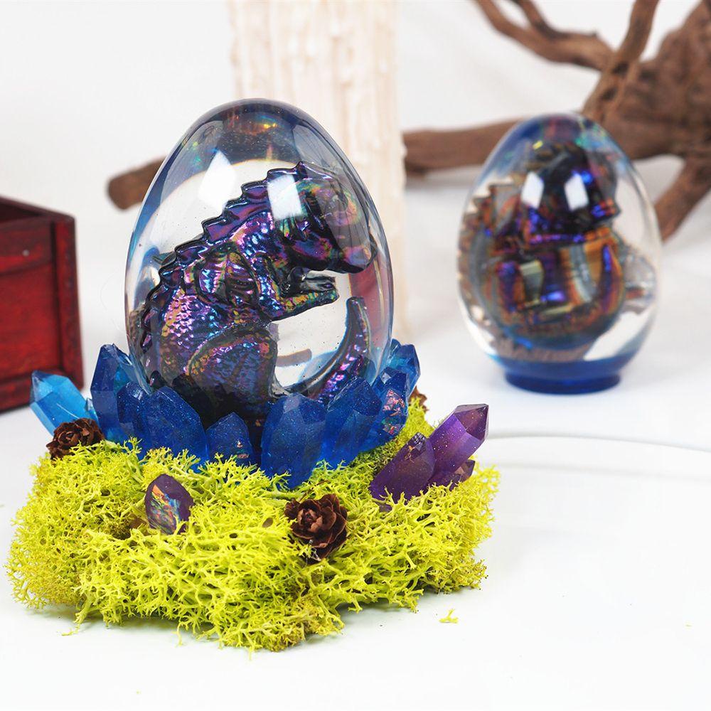 KUNHEV Khuôn Đất Sét Resin Hình Khủng Long Thủ Công