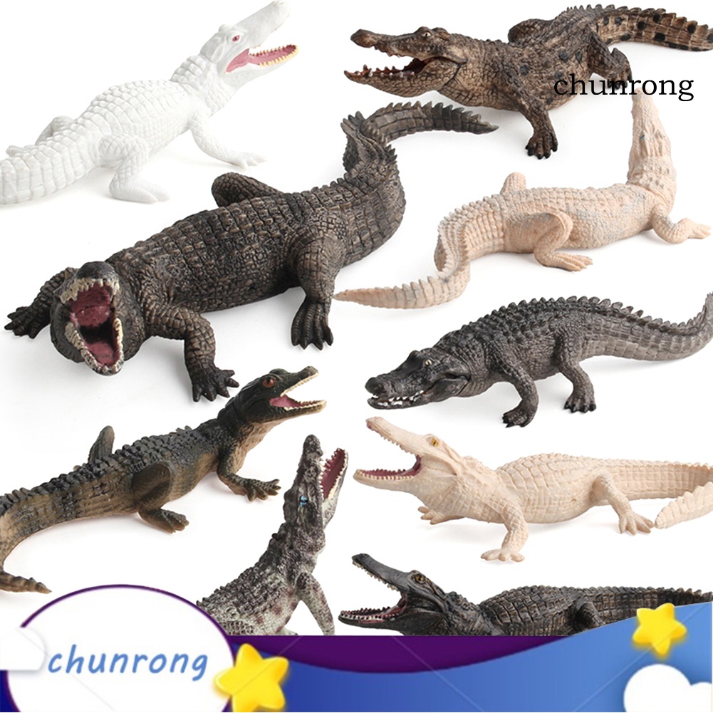 Cr Mô Hình Đồ Chơi Cá Sấu Hoang Dã Bằng PVC Cho Bé