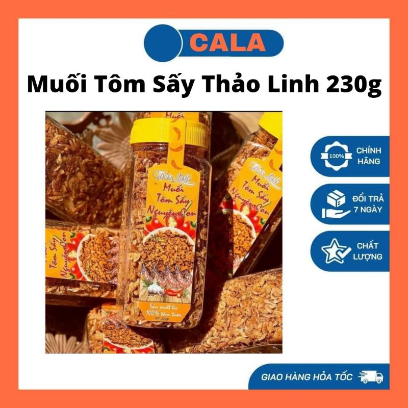 Muối Tôm Sấy Nguyên Con Thảo Linh Hủ 230gr